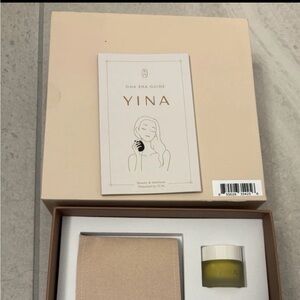 New - YINA - Gua Sha Discovery Set With Nourish Botanical Serum